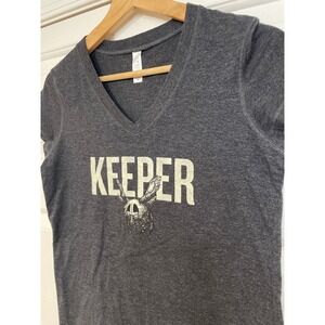 Jack Daniels Tennessee Honey Whiskey‎ 'Keeper' Fitted Tshirt M